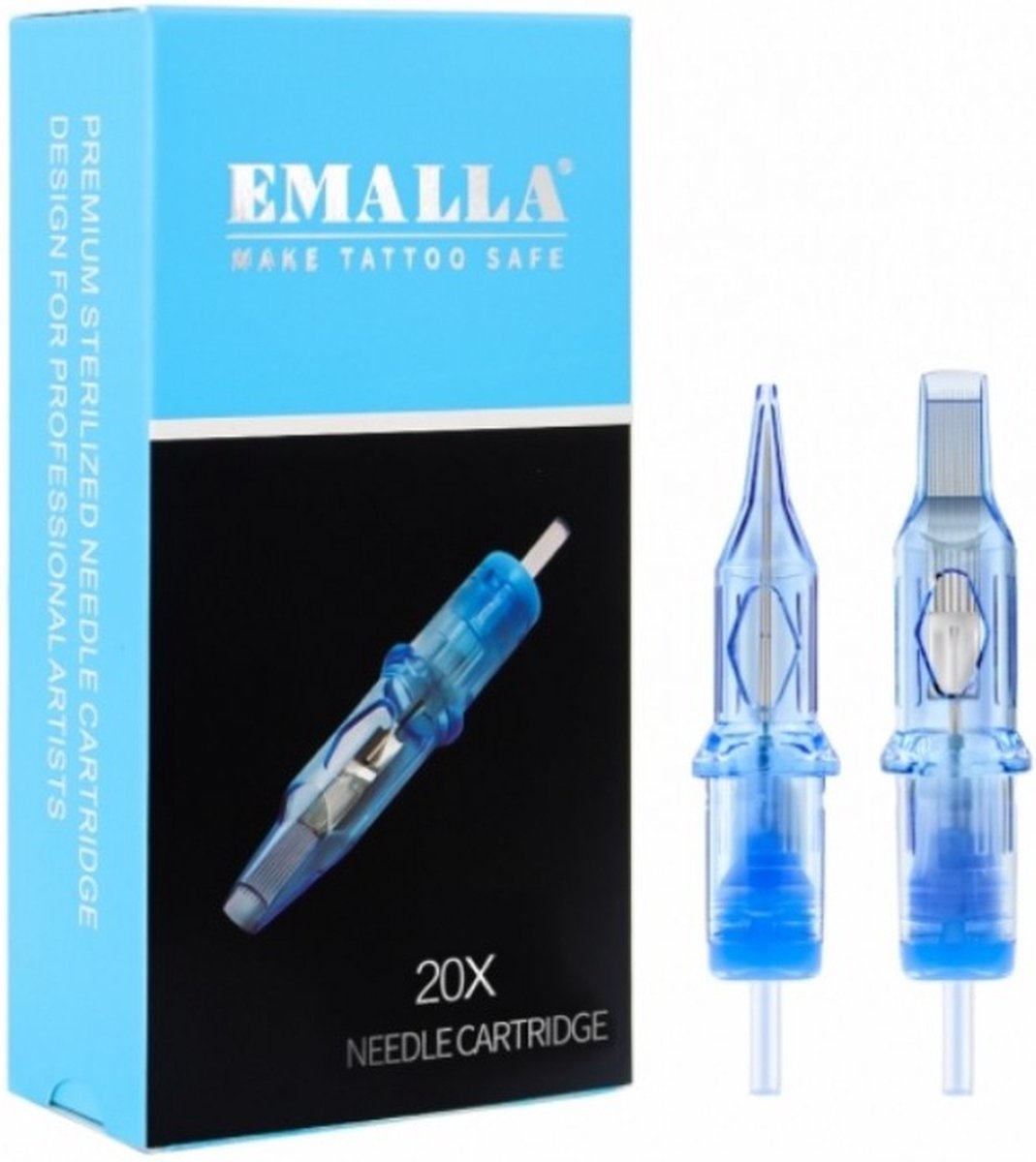 Emalla 1205RLL | 0.35 Round Liner | Cartridge Needles | Tattoo Needles | Professional |